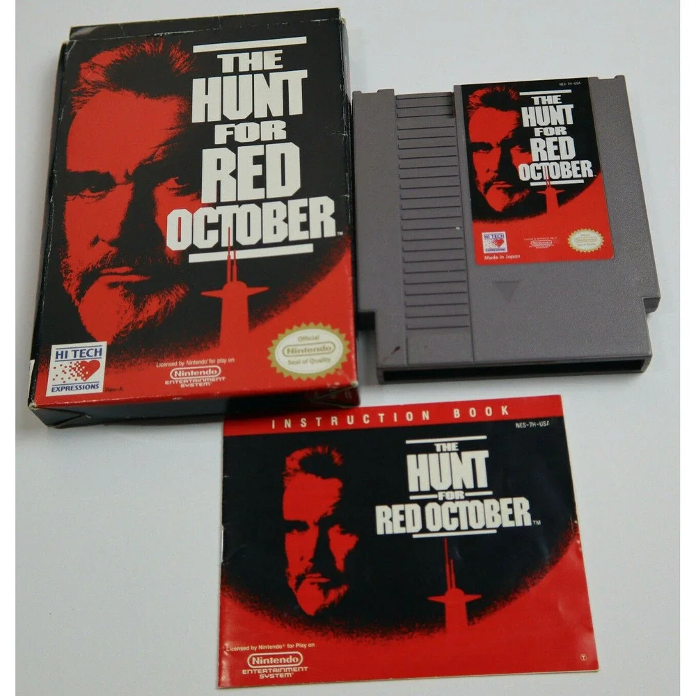 The Hunt for Red October (Nintendo Entertainment‎ System, 1991) CIB Complete